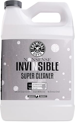 Chemical Guys Nonsense Colorless & Odorless All Surface Cleaner - Interior Cleaner, Safe for Vinyl, Rubber, Plastic, Carpet, and Upholstery, pH Balanced, Residue-Free, Unscented, 1 Gallon (128 fl oz) - style: Nonsense 128 oz