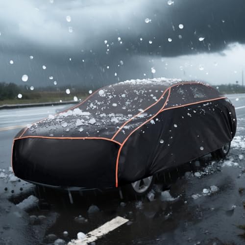 Hail Protector Car Cover, Thickened Multi-Layered EVA Car Hail Protector Size A1 Fit for Nissan Versa, Kia Rio, Hyundai Accent, Audi TT, Porsche 718, BMW Z4, etc (UP to 177 inch) - size: A1 Fit Sedan Length Up To 177"