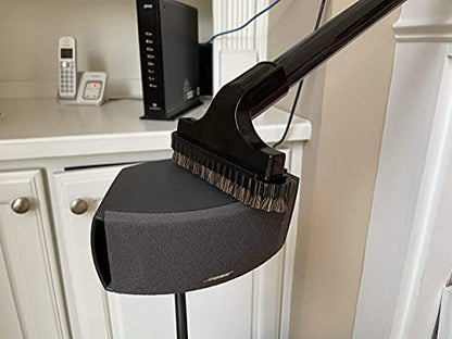 Vacuum Upholstery Brush Tool with Detachable Brush Compatible with 1.25” Vacuum Attachments Compatible with Shop Vac, Bissell, Nutone, Eureka, Beam and other Central Vacuums - color: Upholstery Brush