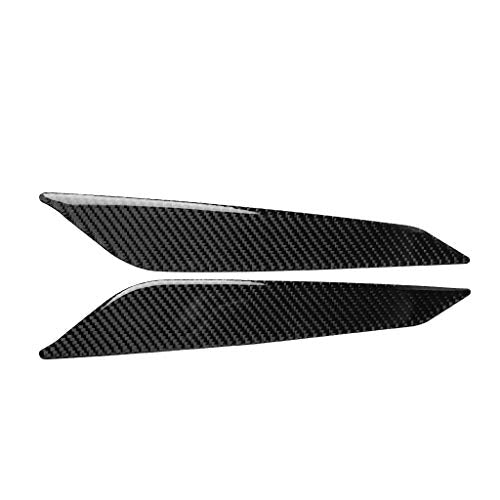 NVCNX Real Carbon Fiber Compatible with Audi B9 A4 S4 2017-2025 / A5 S5 RS5 2018-2025 2019 2020 2021 2022 2023 2024 Car Center Console Sides Panel Trim Cover Sticker Decal Interior Accessories 2PCs - color: Center Console Sides Panel Trim
