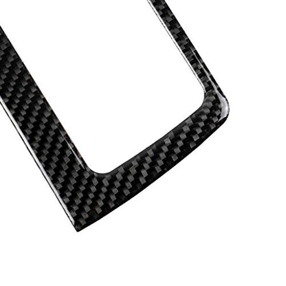 NVCNX Car Rear Air Vent Outlet Frame Cover Decal Compatible with Lexus IS250 2014 2015 / IS200t 2016 2017 / IS300 2016-2020 / IS350 2014-2020 Carbon Fiber Interior Trim Accessories Black - color: Air Vent - Rear