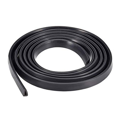 uxcell Edge Trim U Seal Extrusion, Silicone Black U Channel Edge Protector Sheet Fits 0.1-1.5mm Edge 1M/3.28Ft Length - size: 1000mmx3mmx6mm