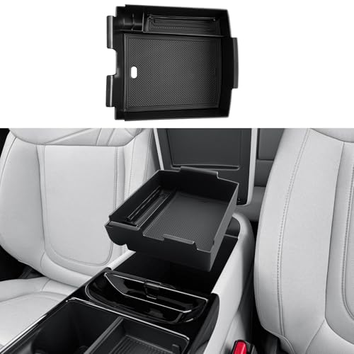 2026 Tucson Center Console Organizer - For 2025-2026 Hyundai Tucson(Limited)/Tucson Hybrid(Blue/SEL Convenience/N Line/Limited) Armrest Box Storage - ONLY Fit 2025-2026 Tucson With Electronic Shift - color: 2025-2026 Tucson Organizer-Electronic