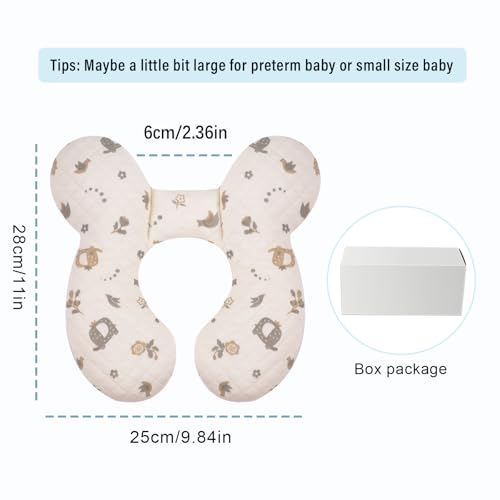 Baby Travel Pillow Upgraded, Soft Baby Head Support Pillow for Newborn Toddler, Babies Neck Car Seat, Pushchair and Strollers, Flower - color: Flower