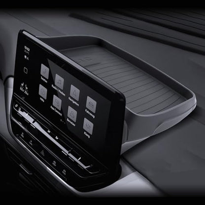 for Audi Q5 Dashboard Console Organizer 2021-2025 Audi Q5/Q5L/A5/S5 & 2020-2025 Audi A4L/A4/S4 Accessories Behind Screen Organizer Storage Box Console Dash Tray - size: for Audi A4 A4L S4