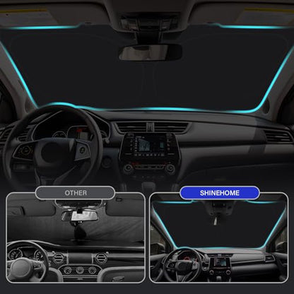 Car Sun Shade for 2017 2018 2019 2020 2021 2022 Honda CRV Windshield Sun Shade, Sun Visor Windshield Cover for CRV Front Window Sunshade Foldable Auto Interior Accessories UV Block to Keep Cool - size: For 2017-2022 Honda CR-V