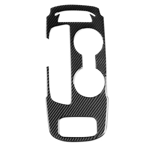 Black Carbon Fiber Compatible with Chevrolet/Chevy Malibu 2016 2017 2018 2019 2020 2021 2022 2023 2024 2025 Accessories Car Gear Shift Control Anti-Scratch Panel Cover Interior Trim Decal -C - color: Gear Shift Panel -C
