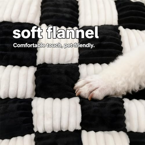 59"x27.6" Thickened Backseat Dog Bed Mat, Non-Slip Pet Car Seat Blanket with Laundry Bag, High-Resilience PP Cotton, Washable, for Backseat Extenders & Seat Covers, Black & White - color: Black&White