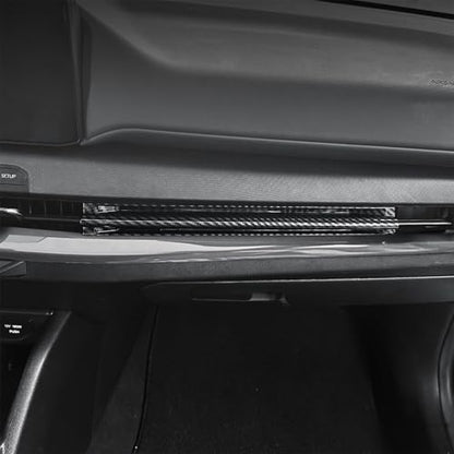 Air Vent Cover Trim, Car Dash Cover Trim, Center Console Dashboard Cover, Compatible with Kia K4 2025 Accessories (Carbon Fiber Pattern) - color: Carbon Fiber Pattern
