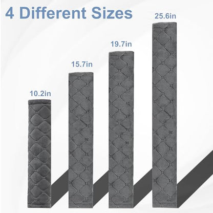 Amooca Soft Automotive Seat Belt Cover Seatbelt Shoulder Pad Neck Protector Cushions Universal Fit SUV Trucks Backpack Dark Grey Extra Long 19.7in - color: Dark Grey, size: 19.7in-1pc