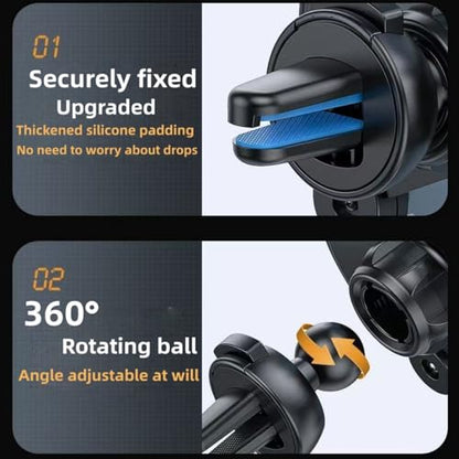 car air Vent Holder, Top-of-The-line car Phone Holder for iPhone 360° Adjustable Angle, Compatible with iPhone/Android Smartphones, Suitable for Mobile Phone GPS car Navigation