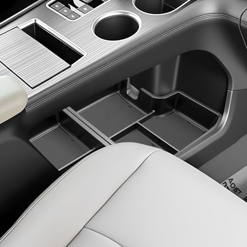 SKTU 2Pcs for 2021-2026 Toyota Sienna Center Console Organizer 2021-2026 Sienna Lower Console Tray Toyota Sienna 2024 2025 2026 Accessories Under Console Tray (Not Fit Models with Refrigerator) - color: 2Pcs for 2021-2026 Sienna