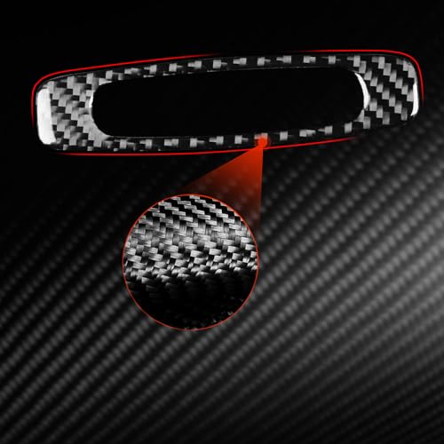 Real Glossy Black Carbon Fiber Sticker Car Roof Side Panel Skylight Sunroof Handle Frame Trim Compatible with Compatible with Toyota Camry 2007 2008 2009 2010 2011 Auto Interior Accessories - color: Black 19