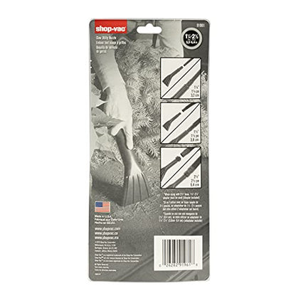 Shop-Vac 9196100 Claw Utility Nozzle, Fits 1.25 inch / 1.5 inch / 2.5 Inch Diamter Hoses, Ideal for Cleaning Carpets, Upholstery, and Hard Surfaces