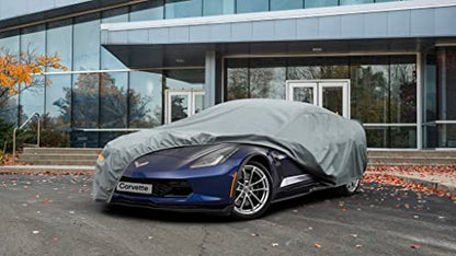 Kayme Heavy Duty Car Cover Custom Fit Chevrolet Chevy Corvette (C3 C4 C5 C6 C7 C8 1968-2025) Coupe Convertible Targa, Full Exterior Covers Waterproof All Weather for Automobiles - size: Custom Fit Chevrolet Corvette C3-C8