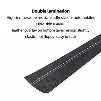 Betterhumz Car Central Instrument Dashboard Cover Trim Compatible with BMW G20 G28 G42 G23 3 4 Series 318i 320i 330i M340i 2020-2023 Car Interior Accessories for Alcantara Style A - size: Suede A