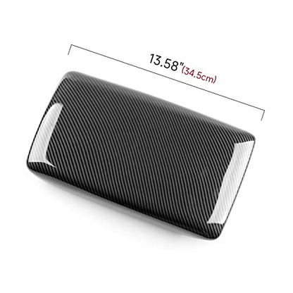 Car Central Armrest Box Cover Decals for 2022 2023 2024 2025 Honda Civic 11th Gen Accessories ABS Carbon Fiber Interior Stickers - color: Armrest Box Cover