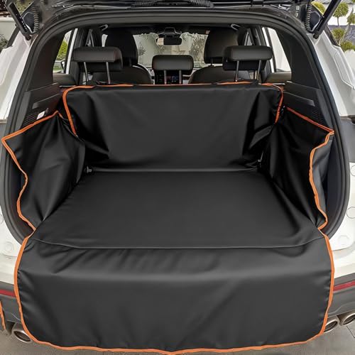 Dog Car Trunk Liner for Toyota Highlander 2001–2025 2026 XU70,Waterproof Dog Cargo Cover with Side Flaps,Diamond Stitched Heavy Duty Pet Trunk Mat,Nonslip Scratchproof Protector
