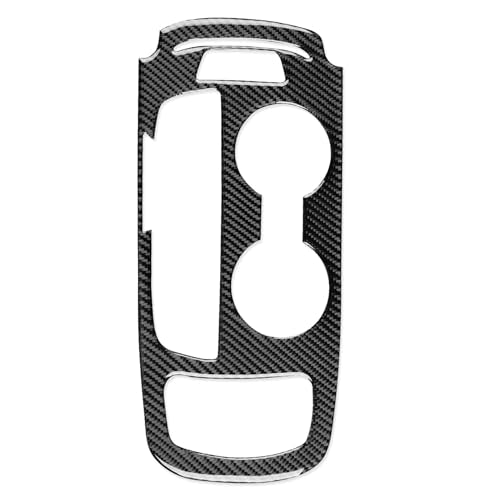 Black Carbon Fiber Compatible with Chevrolet/Chevy Malibu 2016 2017 2018 2019 2020 2021 2022 2023 2024 2025 Accessories Car Gear Frame Cover Gear Shift Box Cover Interior Trim Decal -B - color: Gear Shift Panel -B