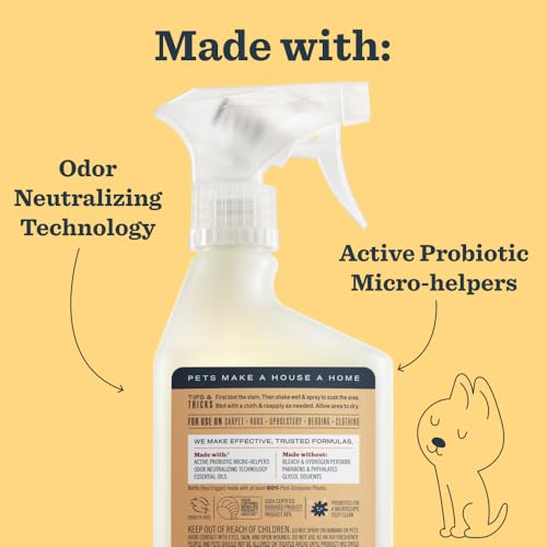 Mrs. MEYER'S CLEAN DAY Pet Stain & Odor Fighter,Orange Blossom Scent,16oz,(Pack of 2) - size: 16 Fl Oz (Pack of 2)