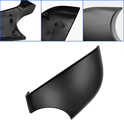 Jaronx Compatible with Tesla Model Y Mirror Bottom Cover 2018-2025, Right Passenger Side Rearview Mirror Lower Base Trim Base Cover Replacement for Tesla Model Y Accessories (Right) - size: Right Side Black, style: Model Y