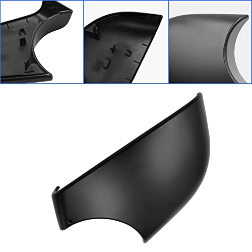 Jaronx Compatible with Tesla Model Y Mirror Bottom Cover 2018-2025, Right Passenger Side Rearview Mirror Lower Base Trim Base Cover Replacement for Tesla Model Y Accessories (Right) - size: Right Side Black, style: Model Y