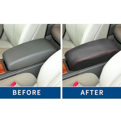 Compatible with Center Console Armrest Cover for Toyota Camry 2007 2008 2009 2010 2011 Leather Arm Rest Storage Box Lids Cushion Protector Pad - size: Camry 2007-2011