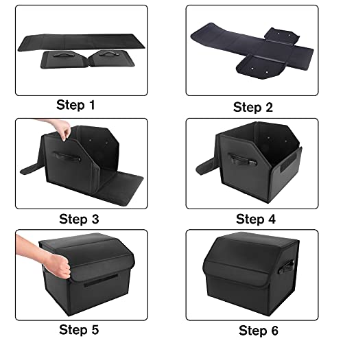 AUTOARK Multipurpose collapsible SUV Trunk Organizer - Car SUV Trunk Storage,AK-138 - size: L 13.78" X W 12.2" X H 11.42"