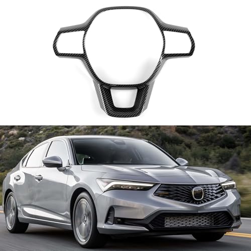 for 2022 2023 2024 2025 Honda Civic 11th Gen Accessories ABS Carbon Fiber Decals Interior Stickers - color: Caebon Fiber a