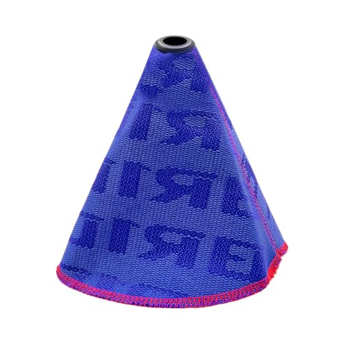 povtii Car Shift Boot Cover, Waterproof Canvas Fabric Manual Automatic Shift Knob Boot Dust Cover, Gear Gaiter Cover Auto Shift Boot Sleeve Protector, Universal Car Accessories (Blue) - color: Blue