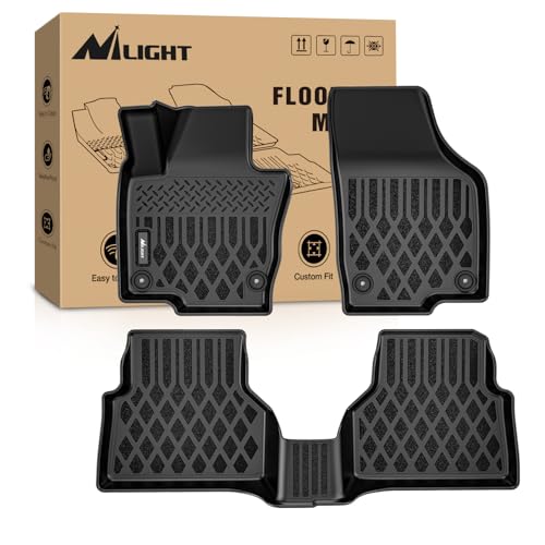 Nilight TPE Floor Mats for Volkswagen Tiguan 2009 2010 2011 2012 2013 2014 2015 2016 2017 All Weather Custom Fit Heavy Duty Floor Liners - color: 2009-2017 Volkswagen Tiguan