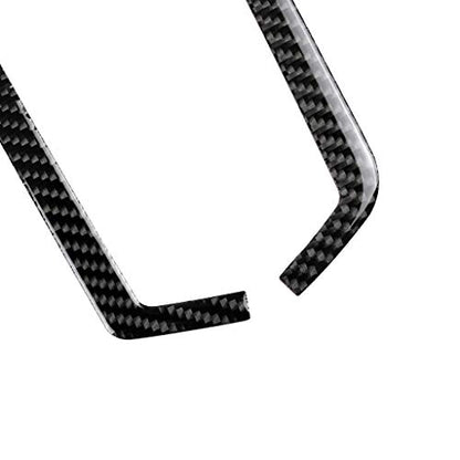 NVCNX Car Center Console Cup Holder Panel Cover Decal Compatible with Lexus IS250 2014 2015 / IS200t 2016 2017 / IS300 2016-2020 / IS350 2014-2020 Carbon Fiber Interior Trim Accessories Black - A - color: Cup Holder - a