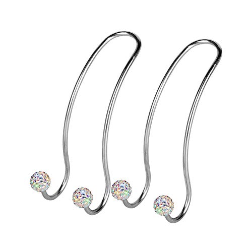 SAVORI Auto Hooks Bling Car Hangers Organizer Seat Headrest Hooks Strong and Durable Backseat Hanger Storage Universal for SUV Truck Vehicle 2 Pack (AB) - color: AB color