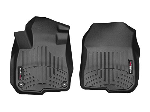 WeatherTech FloorLiners Custom Fit for 2017-2022 Honda CR-V, 2020-2022 CR-V Hybrid - 1st & 2nd Row (441110-1-2), Black - color: Black