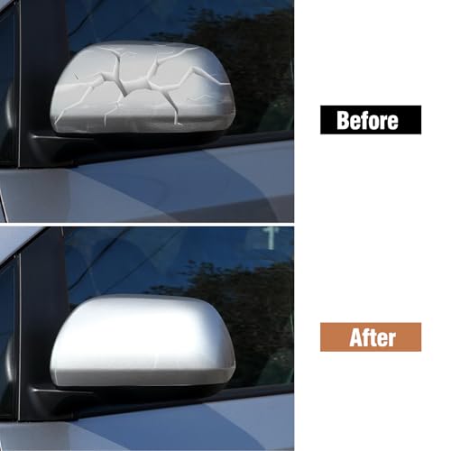 Moonlinks Compatible with 2012 2013 2014 2015 2016 2017 2018 2019 2020 Toyota Sienna Left Driver Side Mirror Cover Replacement, Gray Left Side Clip-on Mirror Cap Replaces for 87945-08021-B1 - color: Left Gray