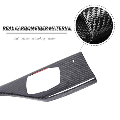 Car Center Console Multimedia Trim Panel Cover for 2012 to 2018 BMW 1 Series 2 Series F20 F21 F22 Real Carbon Fiber Automotive Interior Trim Accessories (Black Carbon - Version A) - color: Black Carbon - Version A