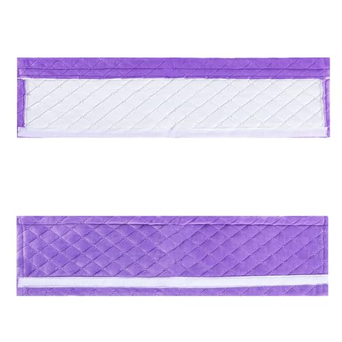 Amooca Soft Automotive Seat Belt Cover Seatbelt Shoulder Pad Neck Protector Cushions Universal Fit SUV Trucks Backpack Violet Extra Long 19.7in - color: Purple, size: 19.7in-1pc