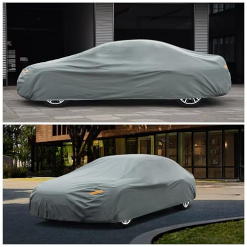 Kayme Heavy Duty Car Cover Custom Fit Audi A3 Sedan Waterproof All Weather for Automobiles, Full Exterior Covers Sun Rain UV Protection.（Deliver About 3-10 Days） - size: Custom Fit Audi A3