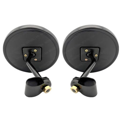 5.7 Inch Convex Round Mirror Blind Spot For Isuzu Mitsubishi Fuso Truck Bus Atv Utv Tractor Room Adjustable Bracket 2 Pcs - color: 2 Pcs (5.7")