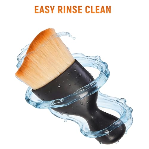Car Detailing Brushes 4 Pcs - Soft Bristle Auto Interior Cleaning Brush for Dashboard, Air Vents & Electronics