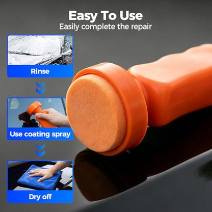 Glass Emulsion Cleaner,2026 New Oil Film Remover for Car Windshields and Shower Windows,Improves Visibility & Safe Driving (Oil/1pcs) - color: Oil/1pcs