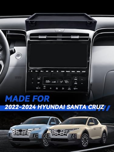 for Santa Cruz Dashboard Console Organizer 2022 2023 2024 Hyundai Santa Cruz Accessories Behind Screen Organizer Storage Box Console Dash Tray - size: for 2022-2024 Hyundai Santa Cruz