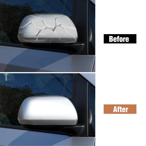 Moonlinks Compatible with Toyota Sienna 2012 2013 2014 2015 2016 2017 2018 2019 2020 Right Passenger Side Mirror Cover Replacement, Gray Right Side Clip-on Mirror Cap Replaces for 87915-08021-B1 - color: Right Gray