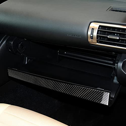 NVCNX Car Dashboard Co-Pilot Dash Cover Decal Compatible with Lexus IS250 2014 2015 / IS200t 2016 2017 / IS300 2016-2020 / IS350 2014-2020 Carbon Fiber Interior Trim Accessories Black - color: Co-pilot Dashboard Panel