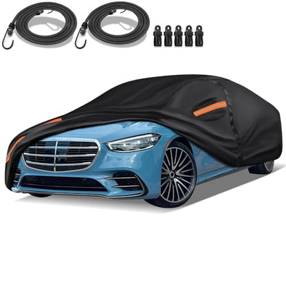 16-Layer Special Full Car Cover Fit for 2006-2023 MERC-edes Benz S Series S400 S550 S63 AMG, Ultra Heavy 600D Oxford Cloth, All-Weather Protection Summer Sun Exposure Winter Snow Rain Dust UV - color: Fit for 2006-2023 Merc-edes Benz S Series