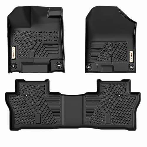 YITAMOTOR Floor Mats Compatible with 2016-2022 Honda Pilot, Custom Fit Floor Liners for Honda Pilot Accessories, 1st & 2nd Row All Weather Protection - style: 2016-2022 Pilot