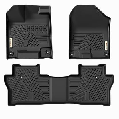 YITAMOTOR Floor Mats Compatible with 2016-2022 Honda Pilot, Custom Fit Floor Liners for Honda Pilot Accessories, 1st & 2nd Row All Weather Protection - style: 2016-2022 Pilot