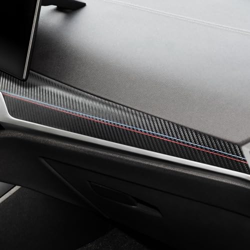 Betterhumz Car Central Instrument Dashboard Cover Trim Compatible with BMW G20 G28 G42 G23 3 4 Series 318i 320i 330i M340i 2020-2023 Car Interior Accessories PVC Leather B - size: Leather B