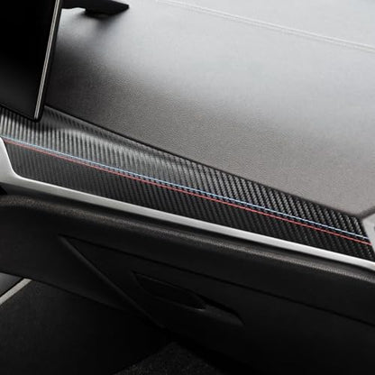 Betterhumz Car Central Instrument Dashboard Cover Trim Compatible with BMW G20 G28 G42 G23 3 4 Series 318i 320i 330i M340i 2020-2023 Car Interior Accessories PVC Leather B - size: Leather B