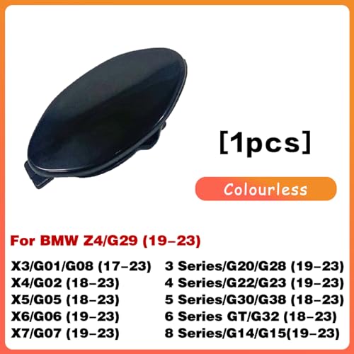 Car Door Handle Key Cover Keyhole Protector Cap Lock Access Replacement for BMW Z4 X3 X4 X5 X6 X7 3 4 5 6 8 Series OE# 8089701 7470565 7470575 (Colourless) - color: No paint spraying
